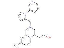 2-(1-(3-methylbutyl)-4-{[1-(3-pyridinyl)-1H-pyrrol-2-yl]methyl}-2-piperazinyl)ethanol