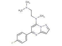 N-[5-(4-fluorophenyl)pyrazolo[1,5-a]pyrimidin-7-yl]-N,N',N'-trimethyl-1,2-ethanediamine