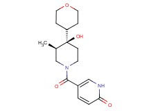5-{[(3R*,4R*)-4-hydroxy-3-methyl-4-(tetrahydro-2H-pyran-4-yl)-1-piperidinyl]carbonyl}-2(1H)-pyridinone