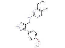 4-ethyl-N-{[3-(4-methoxyphenyl)-1H-pyrazol-4-yl]methyl}-5-methylpyrimidin-2-amine