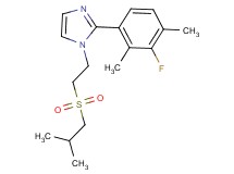 2-(3-fluoro-2,4-dimethylphenyl)-1-[2-(isobutylsulfonyl)ethyl]-1H-imidazole