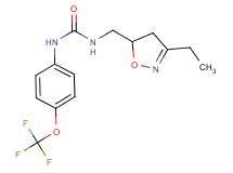 N-[(3-ethyl-4,5-dihydroisoxazol-5-yl)methyl]-N'-[4-(trifluoromethoxy)phenyl]urea
