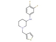 N-(3,4-difluorophenyl)-1-(3-thienylmethyl)-3-piperidinamine
