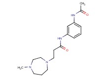 N-[3-(acetylamino)phenyl]-3-(4-methyl-1,4-diazepan-1-yl)propanamide