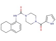 4-(1H-pyrrol-2-ylcarbonyl)-N-(5,6,7,8-tetrahydronaphthalen-1-yl)piperazine-1-carboxamide