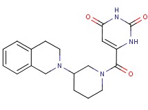 6-{[3-(3,4-dihydro-2(1H)-isoquinolinyl)-1-piperidinyl]carbonyl}-2,4(1H,3H)-pyrimidinedione