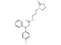 3-(4-chlorophenyl)-N-[3-(2-oxopyrrolidin-1-yl)propyl]-3-phenylpropanamide