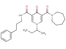 5-(1-azepanylcarbonyl)-1-sec-butyl-4-oxo-N-(3-phenylpropyl)-1,4-dihydro-3-pyridinecarboxamide
