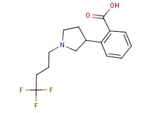 2-[1-(4,4,4-trifluorobutyl)-3-pyrrolidinyl]benzoic acid
