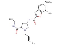 (4S)-1-[(2E)-but-2-en-1-yl]-N-ethyl-4-{[(7-methyl-1-benzofuran-2-yl)carbonyl]amino}-L-prolinamide