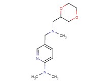5-{[(1,4-dioxan-2-ylmethyl)(methyl)amino]methyl}-N,N-dimethylpyridin-2-amine