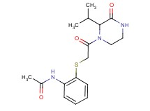 N-(2-{[2-(2-isopropyl-3-oxopiperazin-1-yl)-2-oxoethyl]thio}phenyl)acetamide