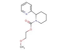 2-methoxyethyl 2-(2-pyridinyl)-1-piperidinecarboxylate