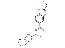 N-[1-(1H-benzimidazol-2-yl)ethyl]-2-(hydroxymethyl)-1H-benzimidazole-5-carboxamide