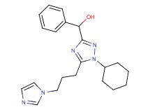 {1-cyclohexyl-5-[3-(1H-imidazol-1-yl)propyl]-1H-1,2,4-triazol-3-yl}(phenyl)methanol