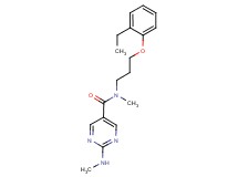 N-[3-(2-ethylphenoxy)propyl]-N-methyl-2-(methylamino)pyrimidine-5-carboxamide