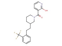 3-[(3-{2-[2-(trifluoromethyl)phenyl]ethyl}-1-piperidinyl)carbonyl]-2-pyridinol