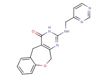 2-[(pyrimidin-4-ylmethyl)amino]-5,11-dihydro[1]benzoxepino[3,4-d]pyrimidin-4(3H)-one