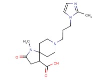 1-methyl-8-[3-(2-methyl-1H-imidazol-1-yl)propyl]-2-oxo-1,8-diazaspiro[4.5]decane-4-carboxylic acid