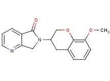 6-(8-methoxy-3,4-dihydro-2H-chromen-3-yl)-6,7-dihydro-5H-pyrrolo[3,4-b]pyridin-5-one