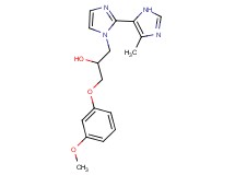 1-(3-methoxyphenoxy)-3-(5'-methyl-1H,3'H-2,4'-biimidazol-1-yl)propan-2-ol