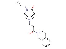 (1S*,5R*)-3-[3-(3,4-dihydro-2(1H)-isoquinolinyl)-3-oxopropyl]-6-propyl-3,6-diazabicyclo[3.2.2]nonan-7-one