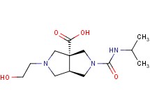 (3aR*,6aR*)-2-(2-hydroxyethyl)-5-[(isopropylamino)carbonyl]hexahydropyrrolo[3,4-c]pyrrole-3a(1H)-carboxylic acid