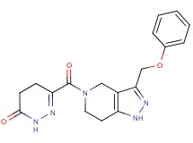6-{[3-(phenoxymethyl)-1,4,6,7-tetrahydro-5H-pyrazolo[4,3-c]pyridin-5-yl]carbonyl}-4,5-dihydropyridazin-3(2H)-