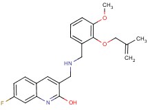 7-fluoro-3-[({3-methoxy-2-[(2-methyl-2-propen-1-yl)oxy]benzyl}amino)methyl]-2-quinolinol