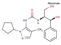 N-(1-cyclopentyl-4-methyl-1H-pyrazol-5-yl)-N'-[(1S,2S)-2-hydroxy-1-(hydroxymethyl)-2-phenylethyl]urea