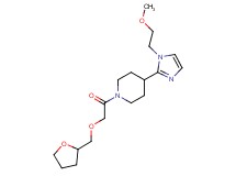 4-[1-(2-methoxyethyl)-1H-imidazol-2-yl]-1-[(tetrahydrofuran-2-ylmethoxy)acetyl]piperidine