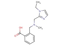 2-{[[(1-ethyl-1H-imidazol-2-yl)methyl](methyl)amino]methyl}benzoic acid