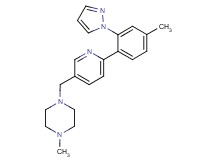 1-methyl-4-({6-[4-methyl-2-(1H-pyrazol-1-yl)phenyl]pyridin-3-yl}methyl)piperazine
