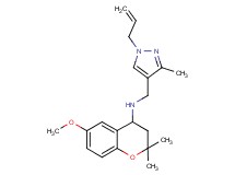 N-[(1-allyl-3-methyl-1H-pyrazol-4-yl)methyl]-6-methoxy-2,2-dimethylchroman-4-amine