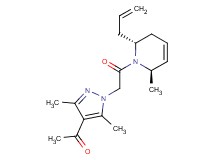 1-(1-{2-[(2R*,6R*)-2-allyl-6-methyl-3,6-dihydropyridin-1(2H)-yl]-2-oxoethyl}-3,5-dimethyl-1H-pyrazol-4-yl)ethanone