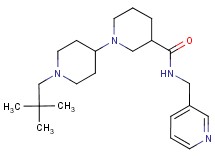 1'-(2,2-dimethylpropyl)-N-(3-pyridinylmethyl)-1,4'-bipiperidine-3-carboxamide