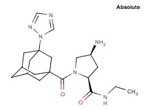 (4S)-4-amino-N-ethyl-1-{[3-(1H-1,2,4-triazol-1-yl)-1-adamantyl]carbonyl}-L-prolinamide