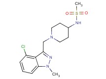 N-{1-[(4-chloro-1-methyl-1H-indazol-3-yl)methyl]piperidin-4-yl}methanesulfonamide