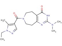 2-(dimethylamino)-7-[(1-ethyl-5-methyl-1H-pyrazol-4-yl)carbonyl]-3,5,6,7,8,9-hexahydro-4H-pyrimido[4,5-d]azepin-4-one