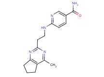 6-{[2-(4-methyl-6,7-dihydro-5H-cyclopenta[d]pyrimidin-2-yl)ethyl]amino}nicotinamide