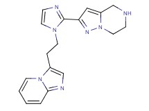 2-[1-(2-imidazo[1,2-a]pyridin-3-ylethyl)-1H-imidazol-2-yl]-4,5,6,7-tetrahydropyrazolo[1,5-a]pyrazine dihydrochloride