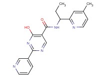 4-hydroxy-N-[1-(4-methylpyridin-2-yl)propyl]-2-pyridin-3-ylpyrimidine-5-carboxamide