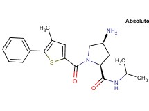 (4S)-4-amino-N-isopropyl-1-[(4-methyl-5-phenyl-2-thienyl)carbonyl]-L-prolinamide