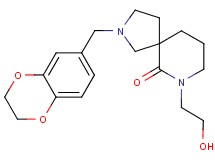 2-(2,3-dihydro-1,4-benzodioxin-6-ylmethyl)-7-(2-hydroxyethyl)-2,7-diazaspiro[4.5]decan-6-one