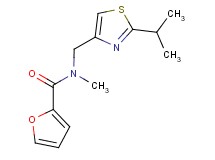 N-[(2-isopropyl-1,3-thiazol-4-yl)methyl]-N-methyl-2-furamide