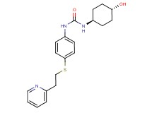 N-(trans-4-hydroxycyclohexyl)-N'-{4-[(2-pyridin-2-ylethyl)thio]phenyl}urea