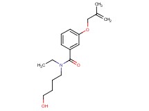 N-ethyl-N-(4-hydroxybutyl)-3-[(2-methylprop-2-en-1-yl)oxy]benzamide