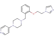 1-{2-[2-(1H-imidazol-1-yl)ethoxy]benzyl}-4-pyridin-4-ylpiperazine