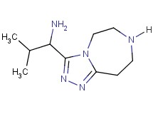 [2-methyl-1-(6,7,8,9-tetrahydro-5H-[1,2,4]triazolo[4,3-d][1,4]diazepin-3-yl)propyl]amine dihydrochloride