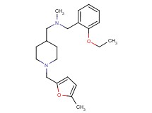 (2-ethoxybenzyl)methyl({1-[(5-methyl-2-furyl)methyl]-4-piperidinyl}methyl)amine